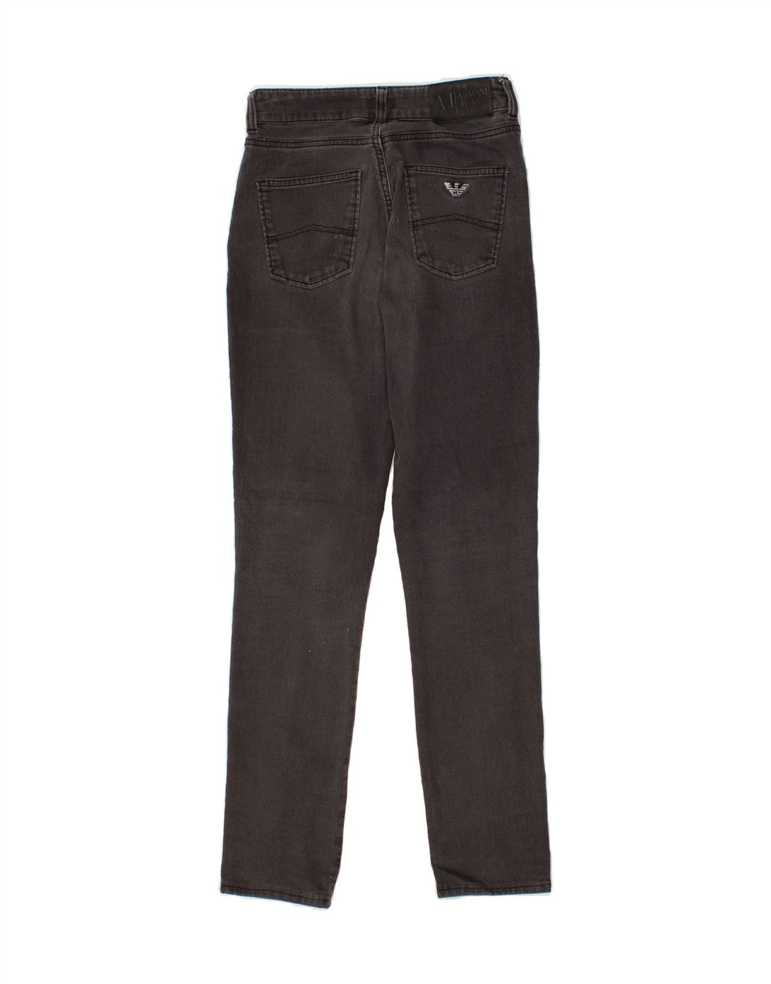 ARMANI Womens Skinny Jeans W26 L29  Grey Cotton Vintage Armani and Second-Hand Armani from Messina Hembry 
