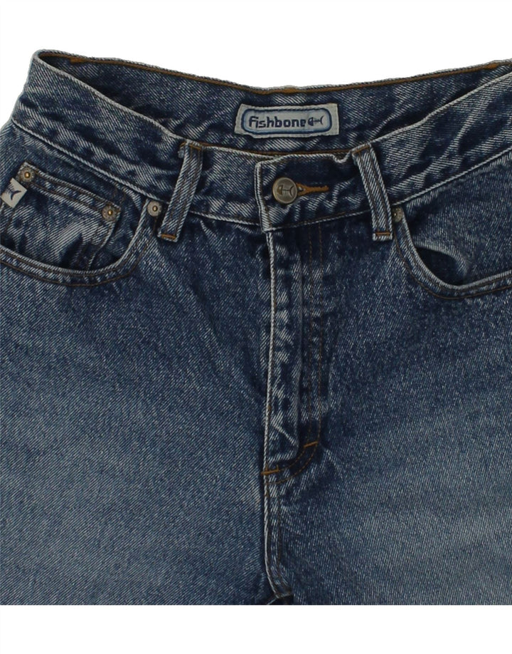 FISHBONE Womens Bootcut Jeans W28 L31 Blue Cotton Vintage Fishbone and Second-Hand Fishbone from Messina Hembry 