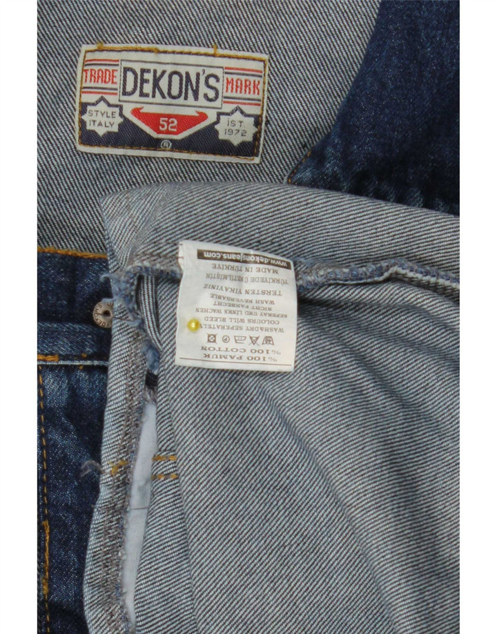 Vintage denimjakke til mænd EU 52 XL blå bomuld