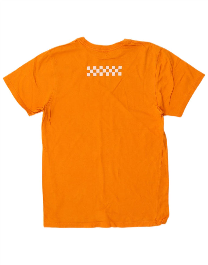 Vans Herre Custom Fit Grafisk T-Shirt Top Lille Orange Bomuld