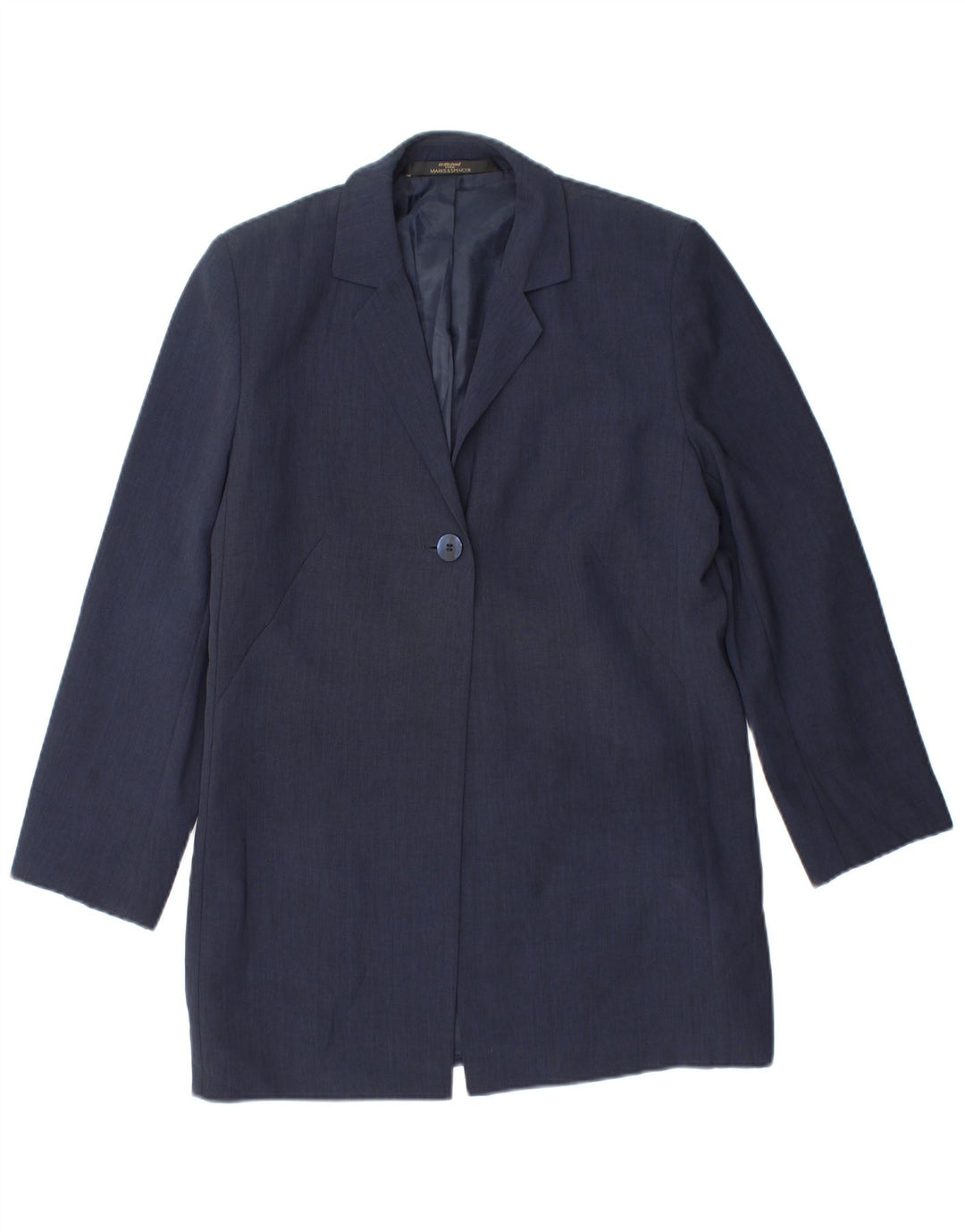 Marks & Spencer Dame St. Michael Blazer Jacket UK 10 Small Navy Blue