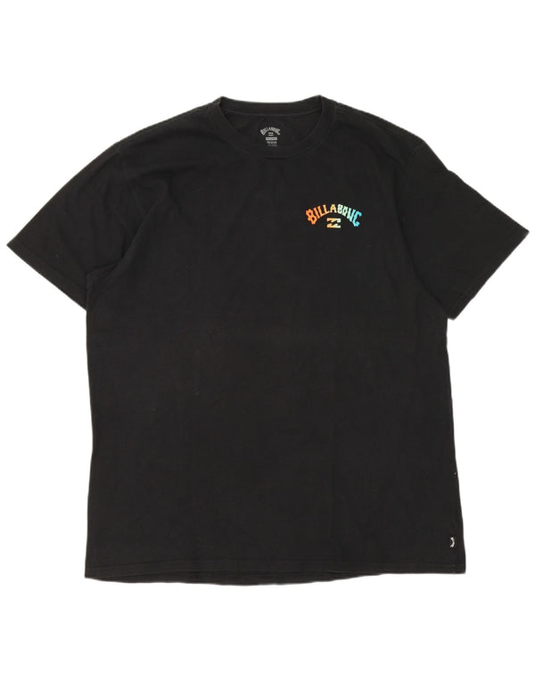 Billabong Herre Grafisk T-Shirt Top 2XL Sort Bomuld