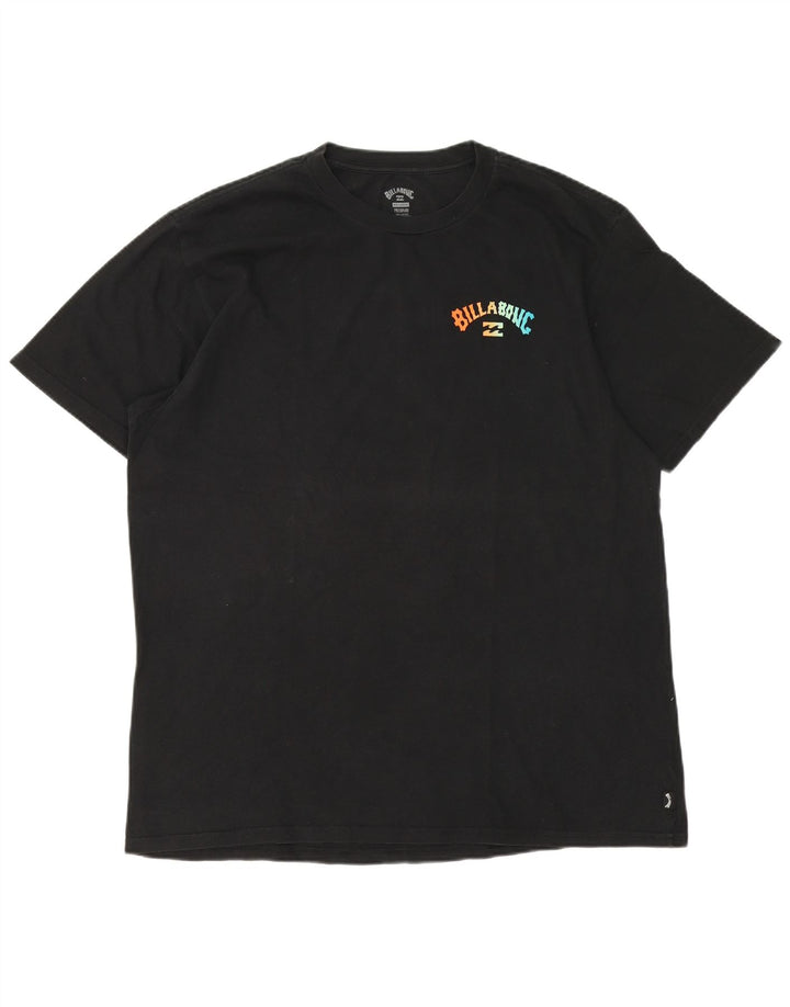 Billabong Herre Grafisk T-Shirt Top 2XL Sort Bomuld