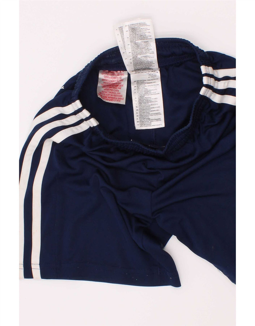 Adidas Boys Aeroready Sports Shorts 5-6 år Navy Blue Polyester