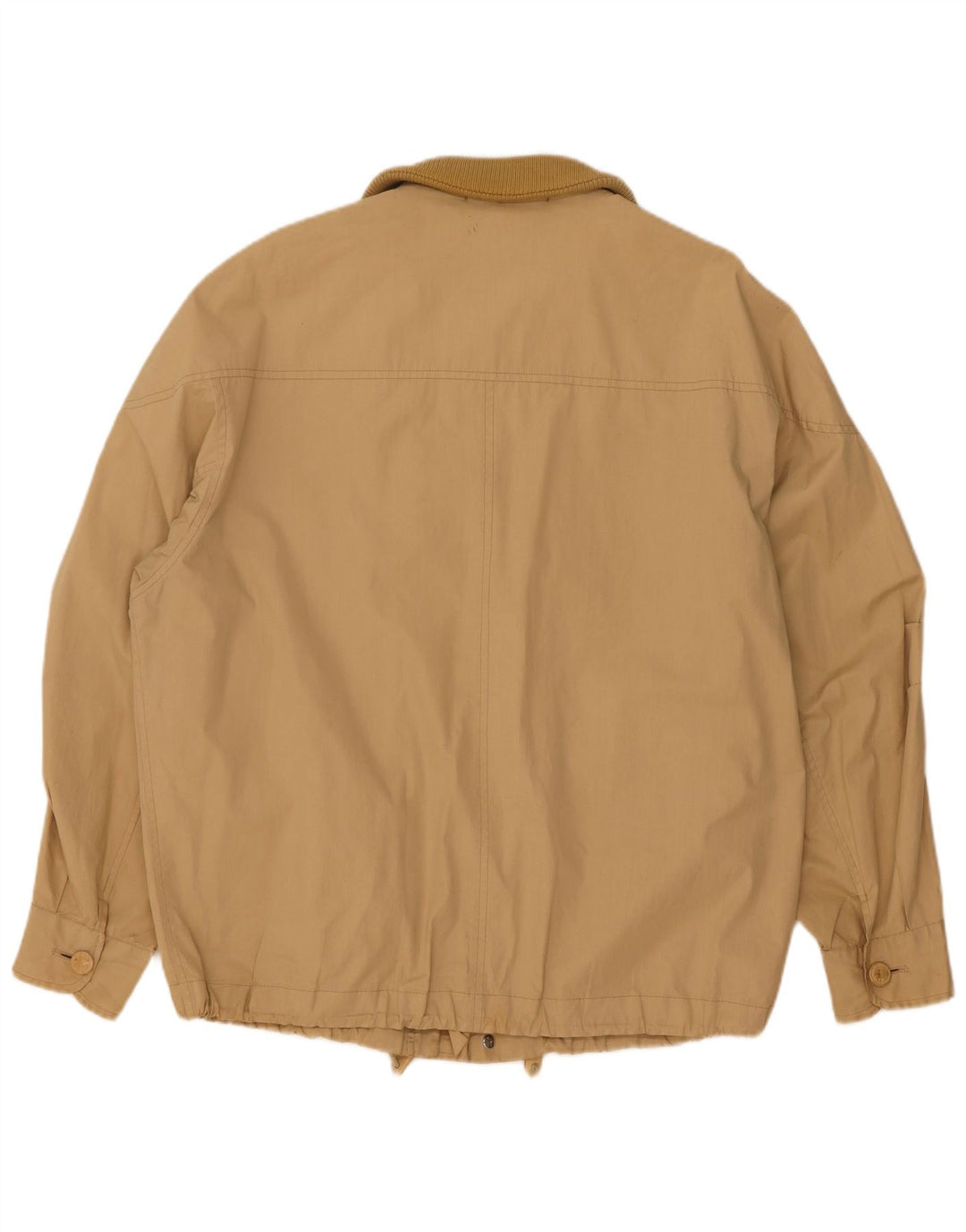 Halvfjerds mænds bomberjakke UK 38 medium beige bomuld