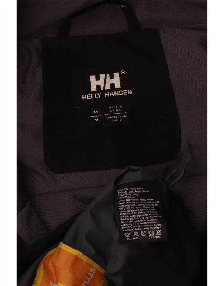 Helly Hansen Regnjakke til mænd UK 38 Medium Sort Colourblock Nylon