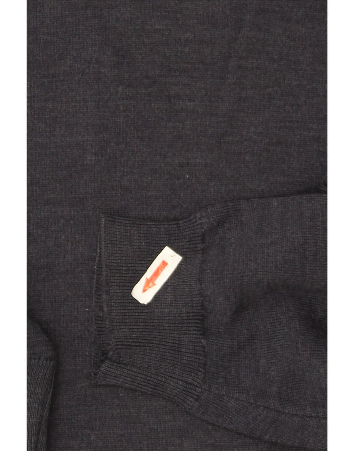 Marks & Spencer Herre Turtle Neck Jumper Sweater Stor marineblå Merinould