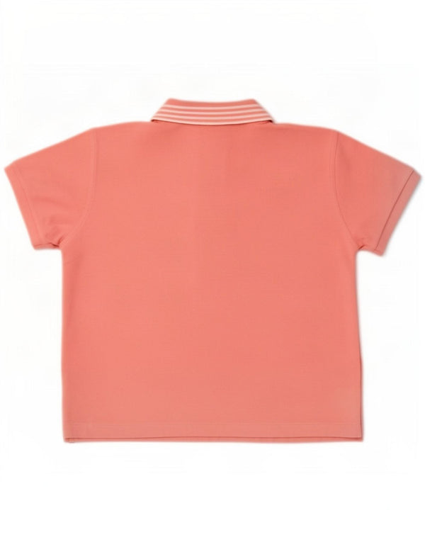 Adidas Dame Polo Shirt UK 16 Large Pink Bomuld