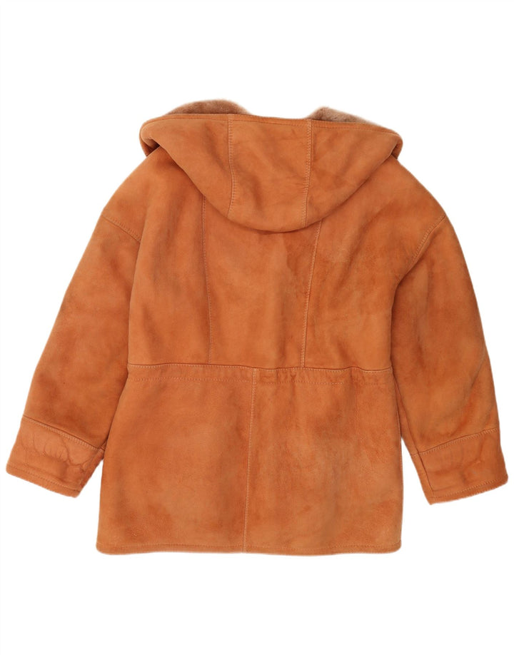 Port Banus Dame Hætte Oversized Jakke IT 42 Medium Orange