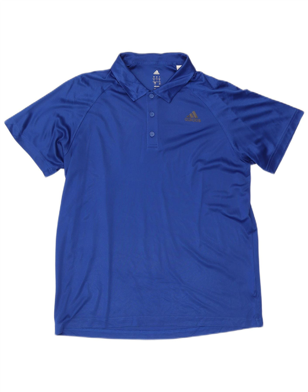 Adidas Herre Climalite Polo Shirt Large Blue Polyester Sports