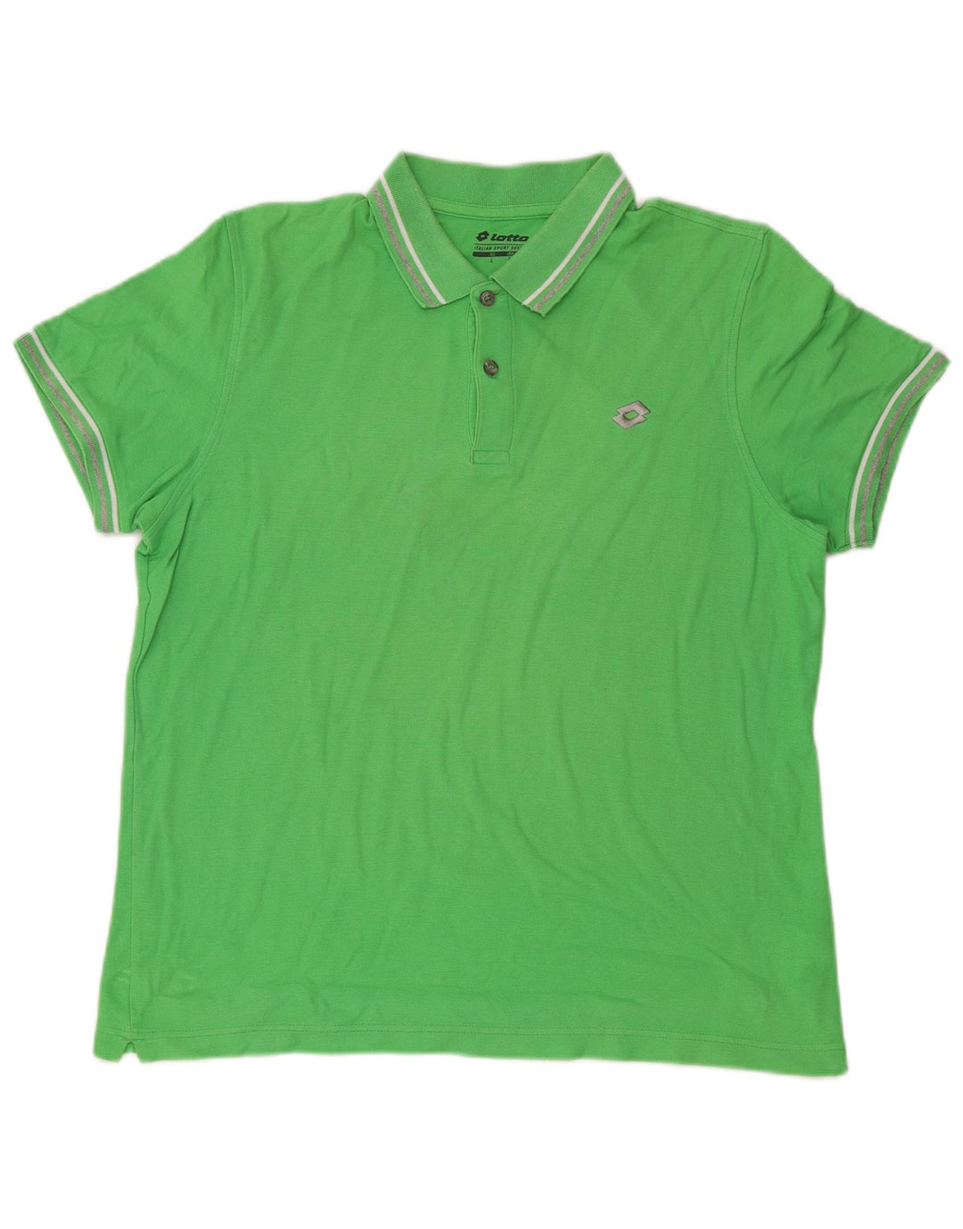 Lotto Herre Polo Shirt Stor Grøn Bomuld