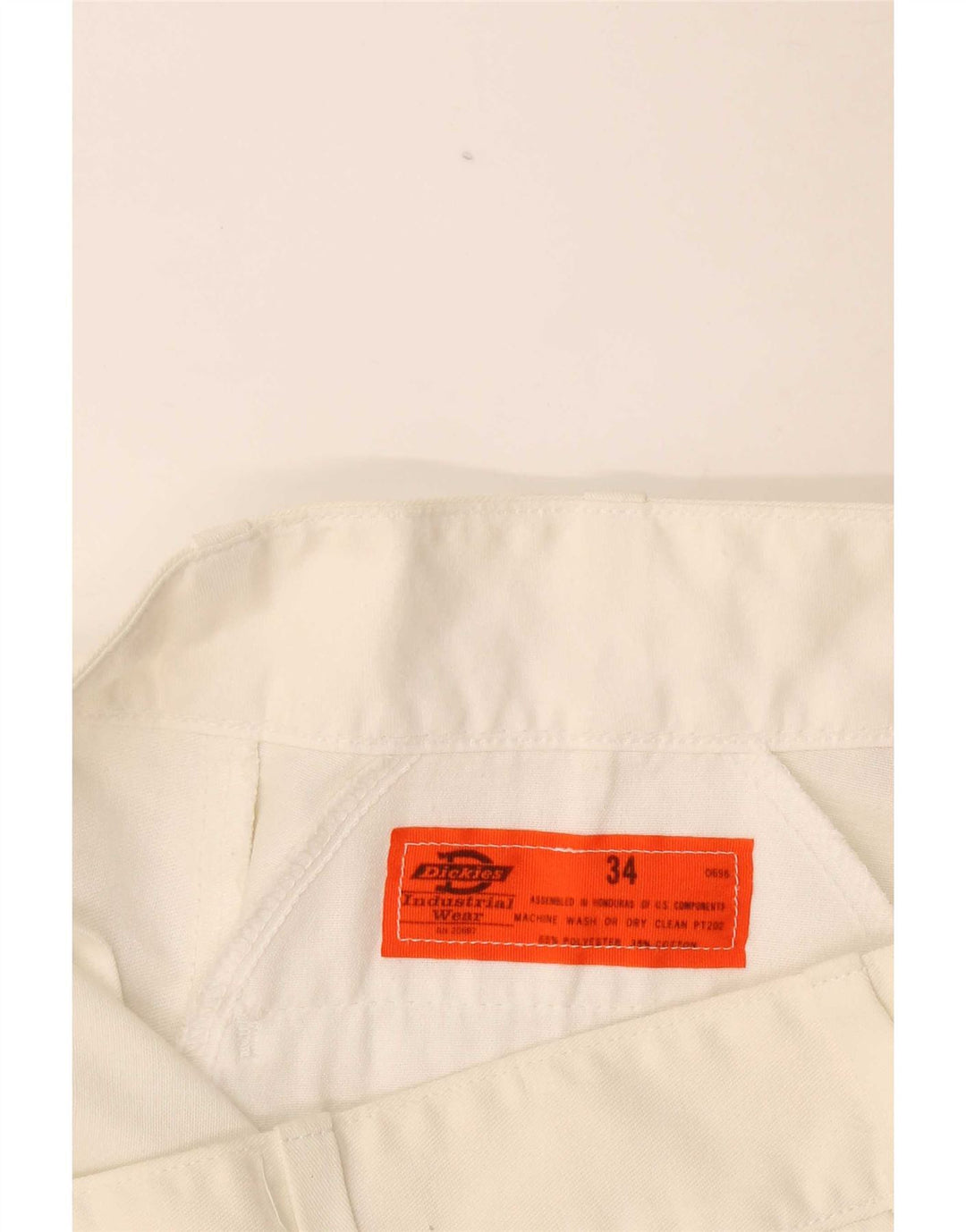Dickies Lige Chinobukser til kvinder W34 L26 Hvid polyester