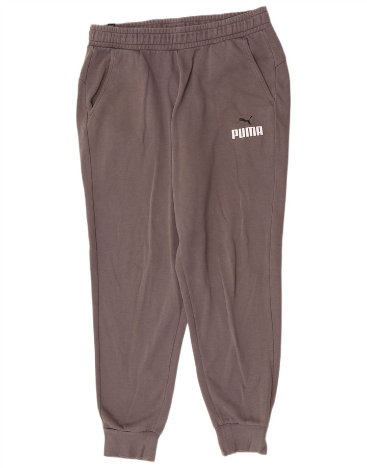 Puma Herre Grafisk Regular Fit træningsdragt Bukser Joggers Large Grå Bomuld