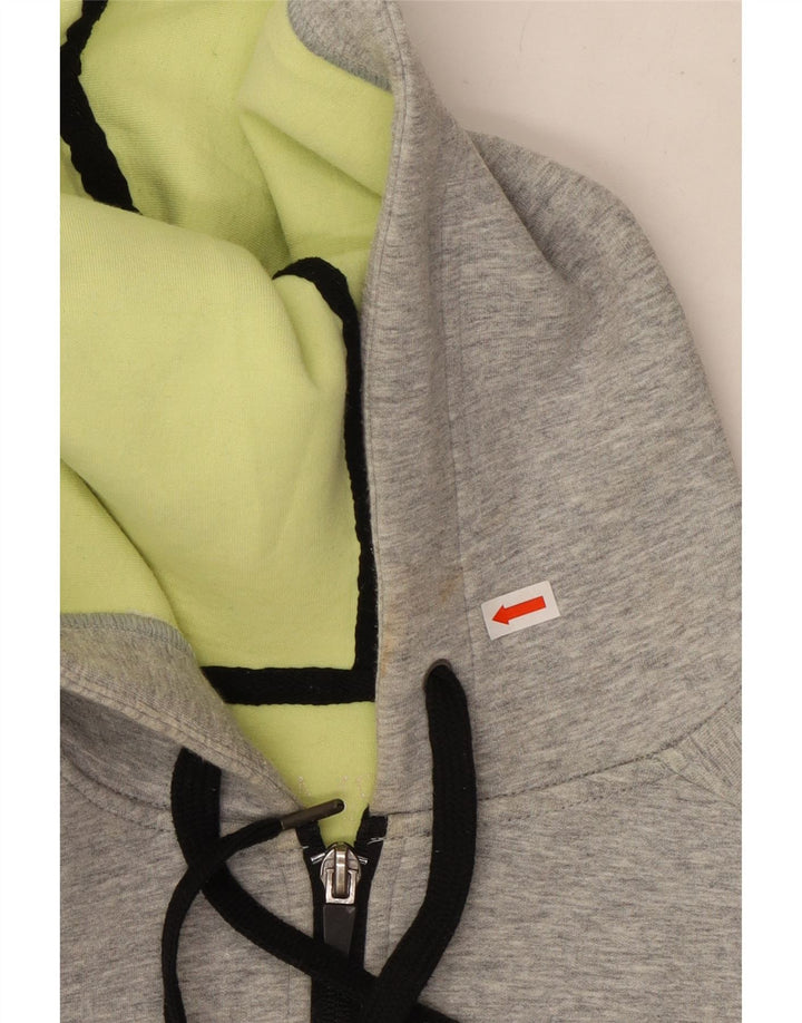 Marks & Spencer Dame Hættetrøje Sweater UK 12 Medium Grey Bomuld
