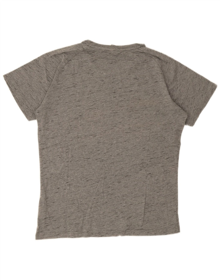 Puma Herre T-Shirt Top Stor Grå Flecked Bomuld