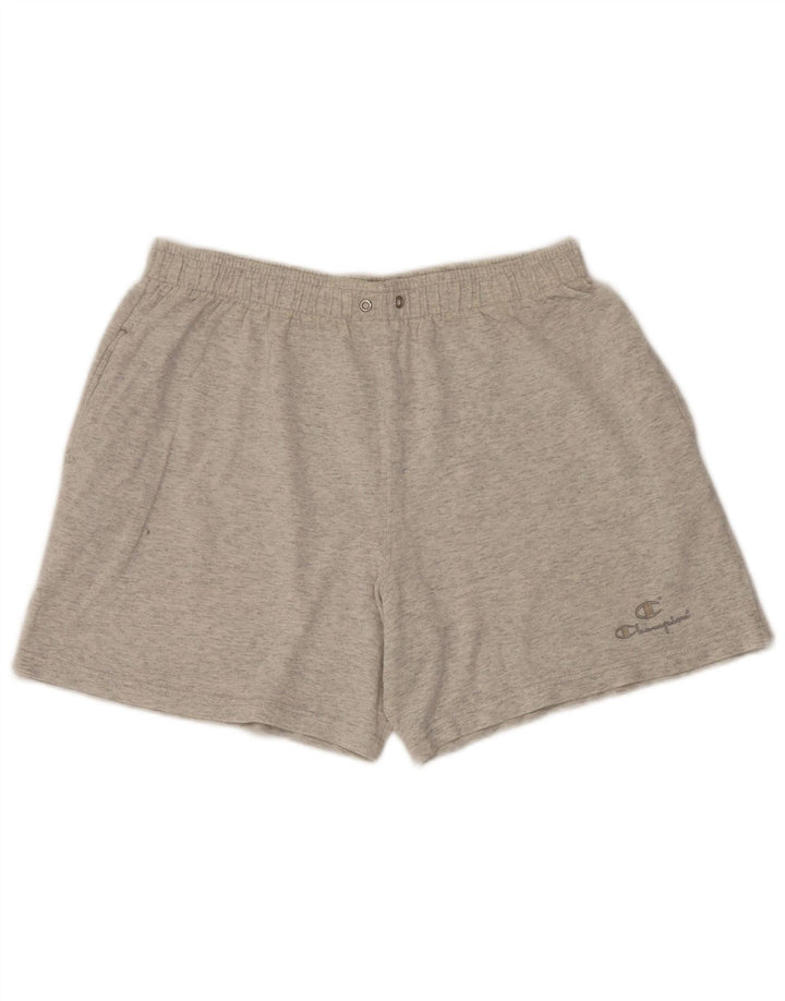 Champion herre sportsshorts store grå flækkede bomuld