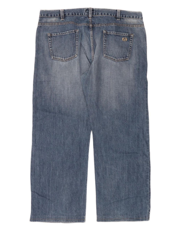 Sergio Tacchini Herre løse jeans W40 L30 Blå Bomuld