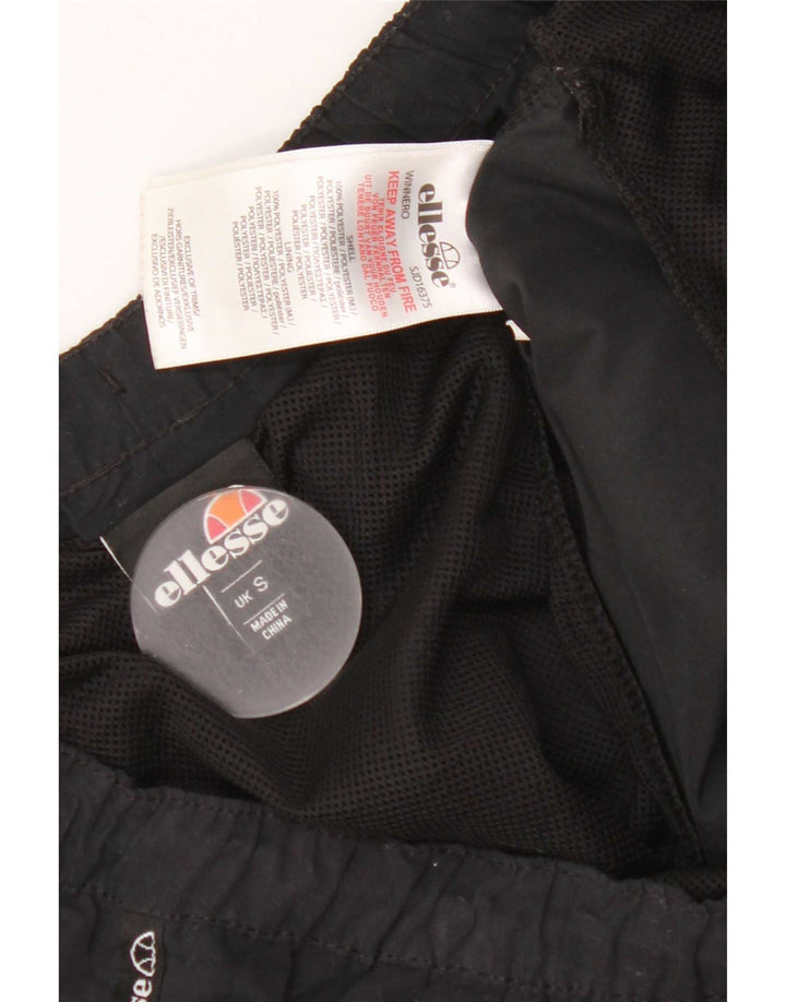 Ellesse Herre grafiske badeshorts Små sorte polyester