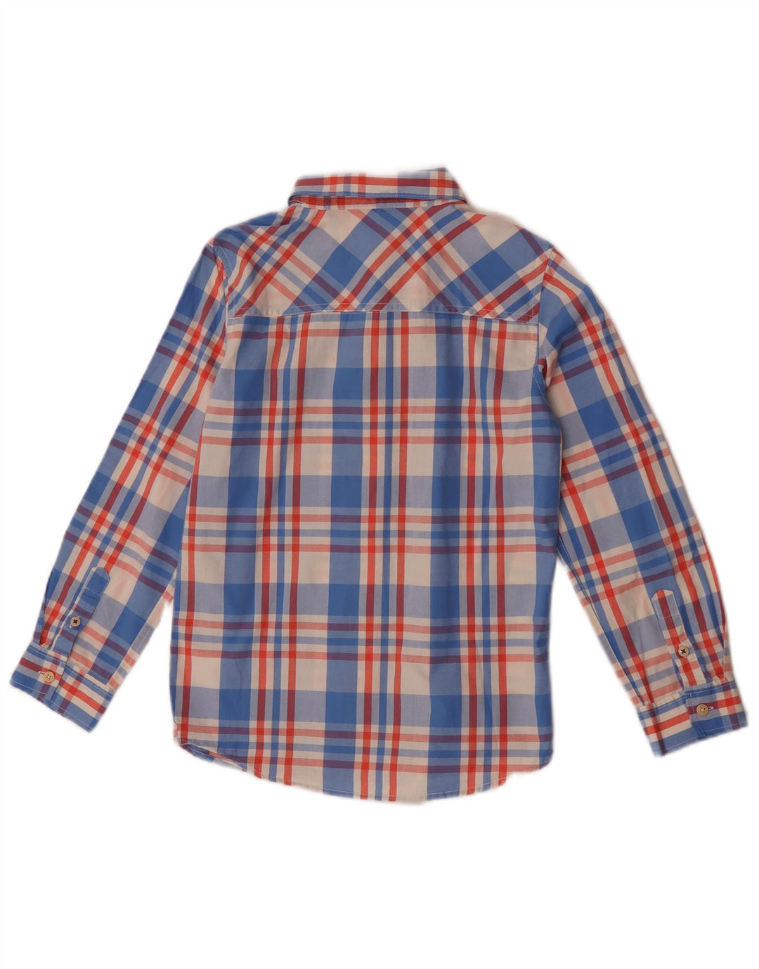 Joules drengeskjorte 9-10 år blå plaid bomuld
