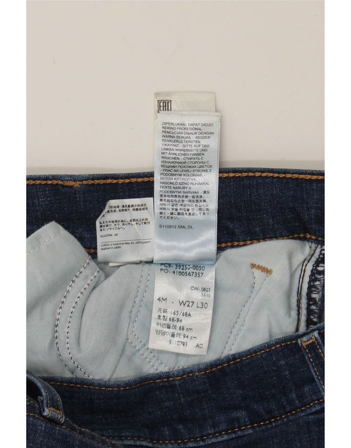 LEVI'S Womens Classic Straight Jeans US 4 Small W27 L30 Blue Cotton Vintage Levi's and Second-Hand Levi's from Messina Hembry 