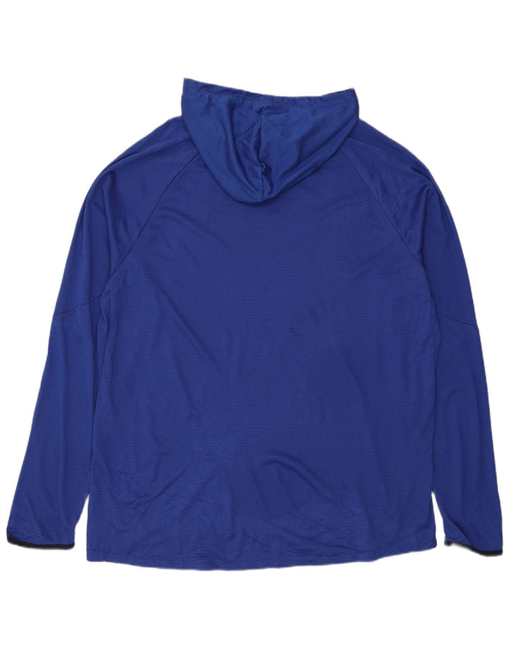 Russell Athletic Herre Dri-Power Hættetrøje Træningsdragt Top XL Navy Blue