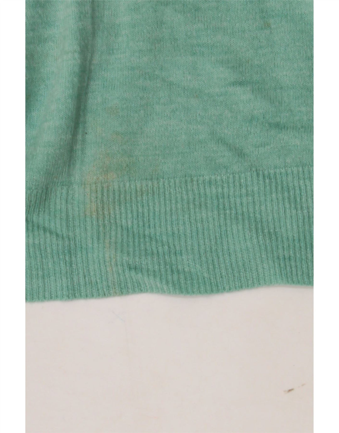 MARKS & SPENCER Herre V-hals sweater Medium Grøn Akryl