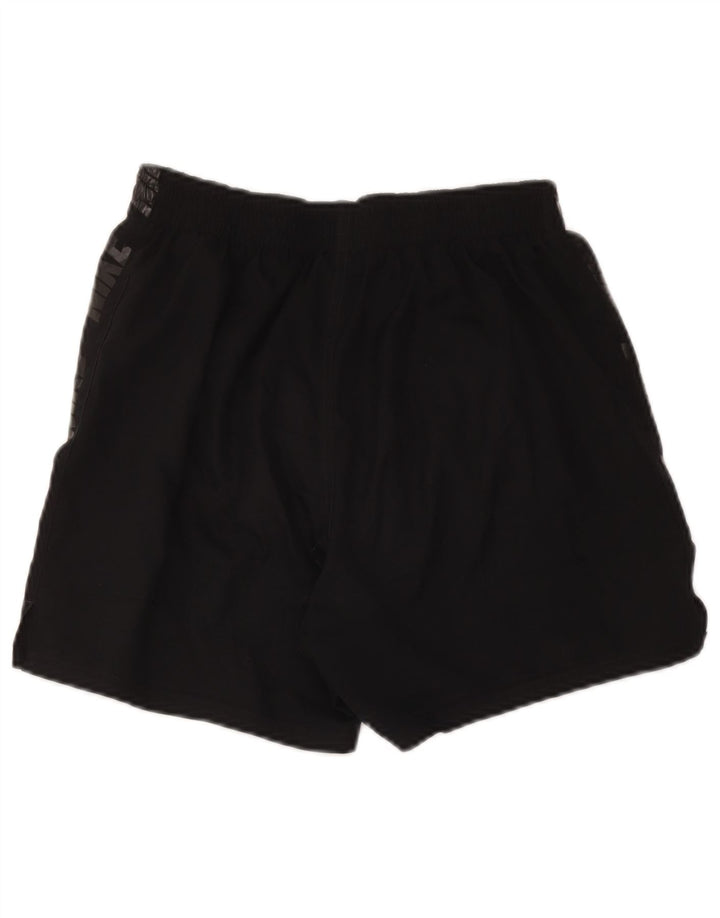 Nike Graphic Sports Shorts til kvinder UK 12 Medium Black Polyester