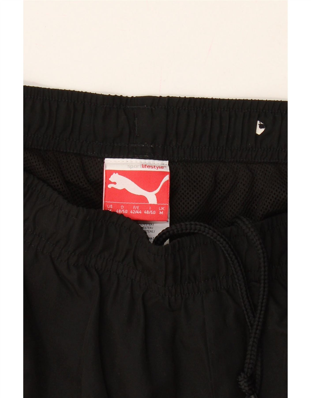 PUMA Mens Tracksuit Trousers Medium  Black Polyester Vintage Puma and Second-Hand Puma from Messina Hembry 