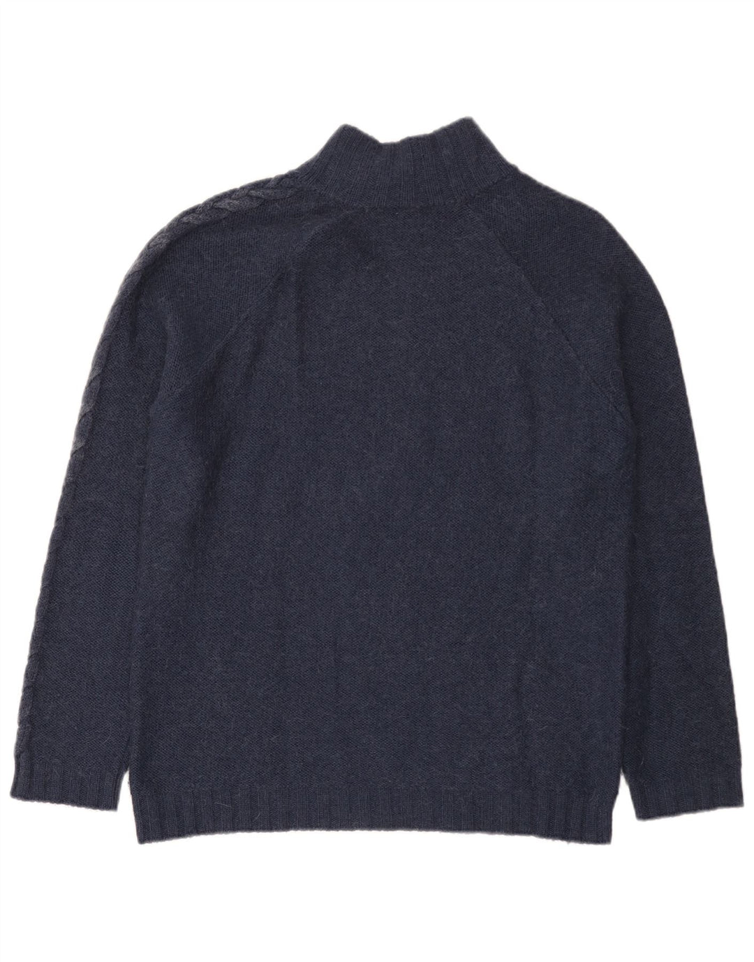 Armani Jeans Herre Button Neck Jumper Sweater 2XL Navy Blue