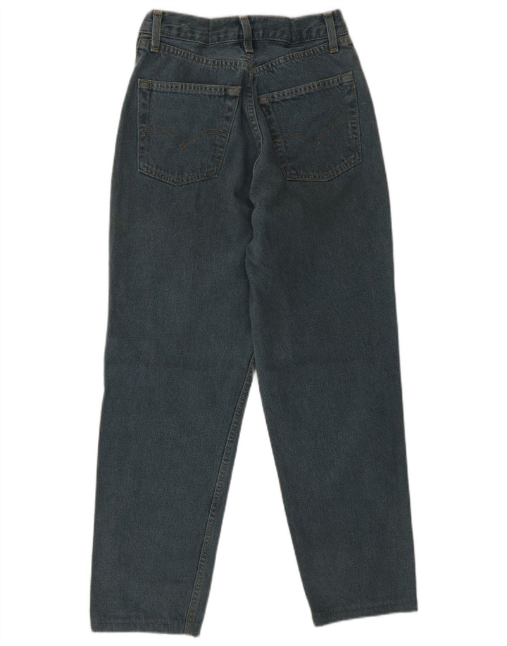 Vintage koniske jeans til kvinder W25 L26 blå