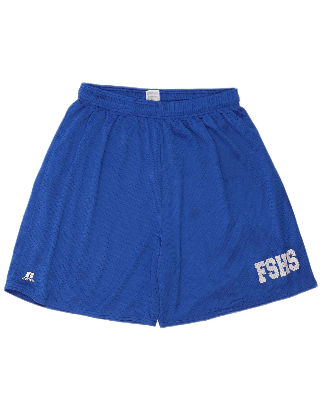 RUSSELL ATHLETIC Herre grafiske sportsshorts XL blå polyester