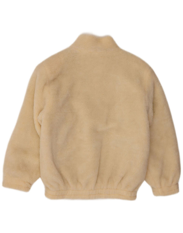 Marina Yachting Dame imiteret Pelsjakke IT 42 Medium Off White Polyester