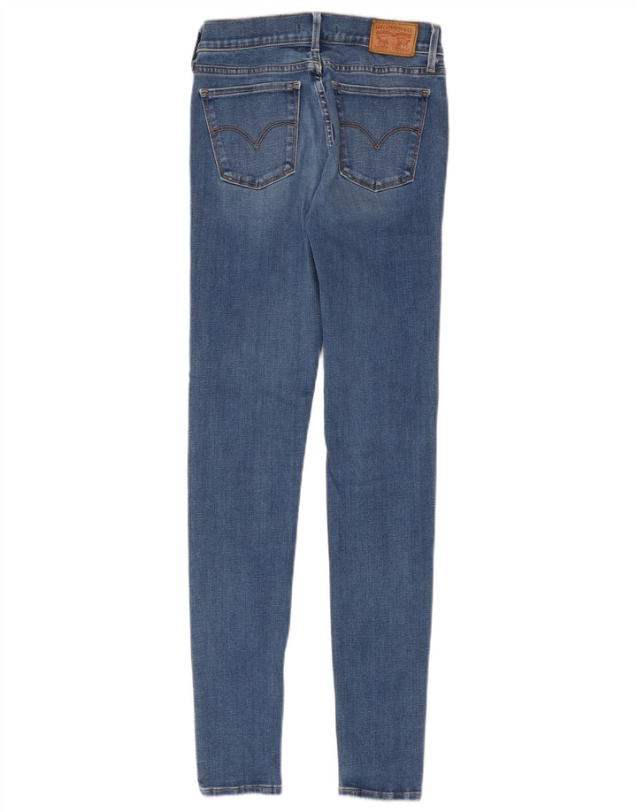 LEVI'S Dame 710 Super Skinny Jeans W27 L32 Blå