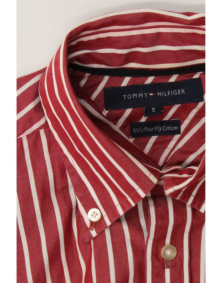 Tommy Hilfiger Herreskjorte Lille rødstribet bomuld