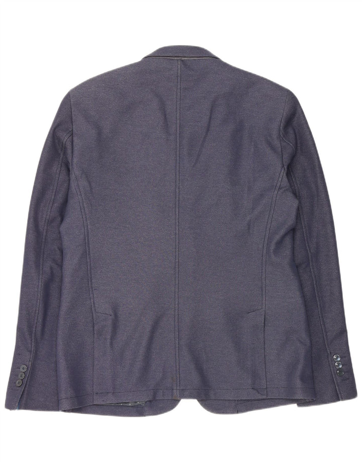 Zara Herre 2-knaps blazerjakke EU 56 XL Marineblå