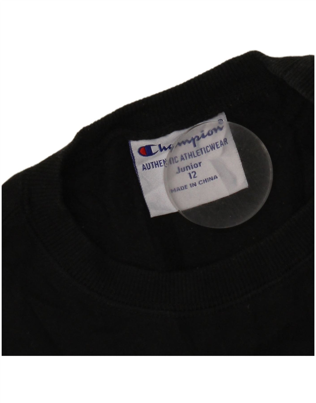 Champion Boys Grafisk Sweatshirt Jumper 11-12 år Sort Bomuld