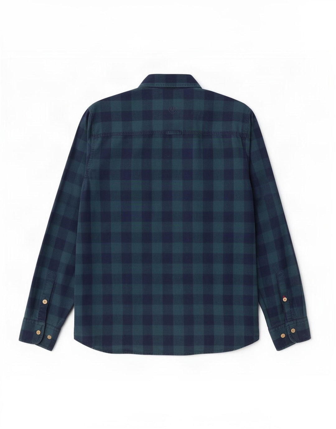 Fat Face Herre Classic Fit skjorte Large Navy Blue Gingham Cotton