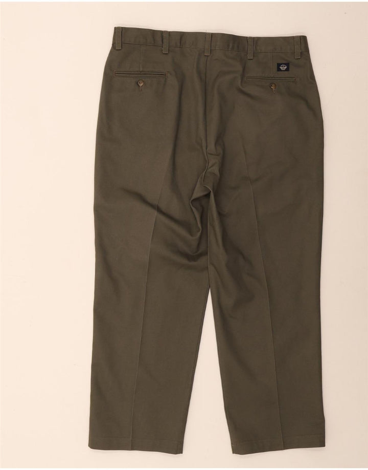 Dockers Mens Pegged Chino Trousers W40 L29 Khaki Cotton