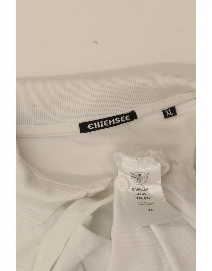 Chiemsee herre poloshirt XL hvid bomuld