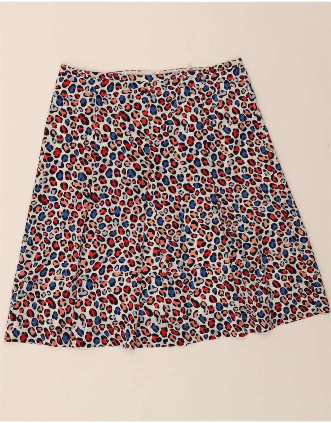 VINTAGE Womens A-Line Skirt EU 40 Medium W32  Multicoloured Animal Print Vintage Vintage and Second-Hand Vintage from Messina Hembry 