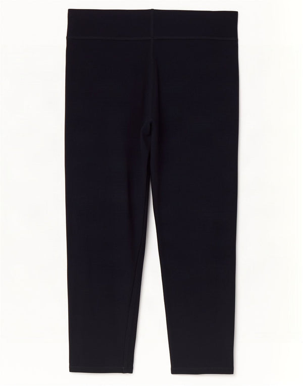 Marks & Spencer Dame Capri Leggings UK 12 Medium Navy Blue Viscose