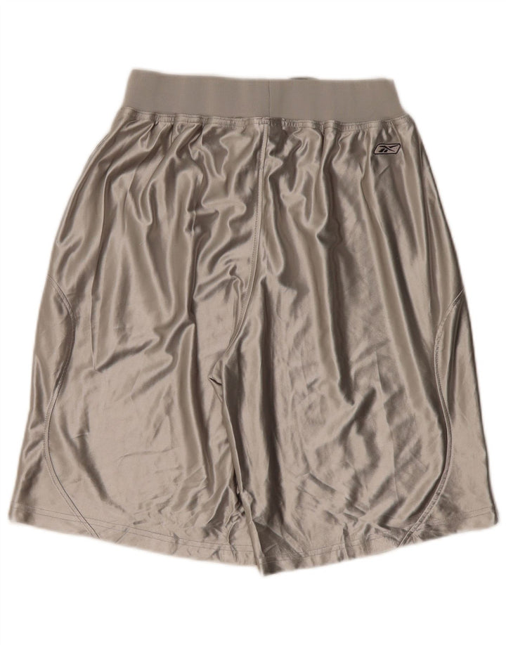 Reebok Herre grafiske sportsshorts mellemgrå polyester