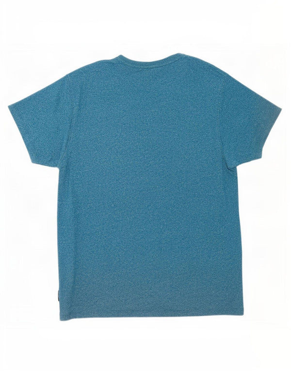Trespass Mens Graphic T-Shirt Top XL Blue Cotton