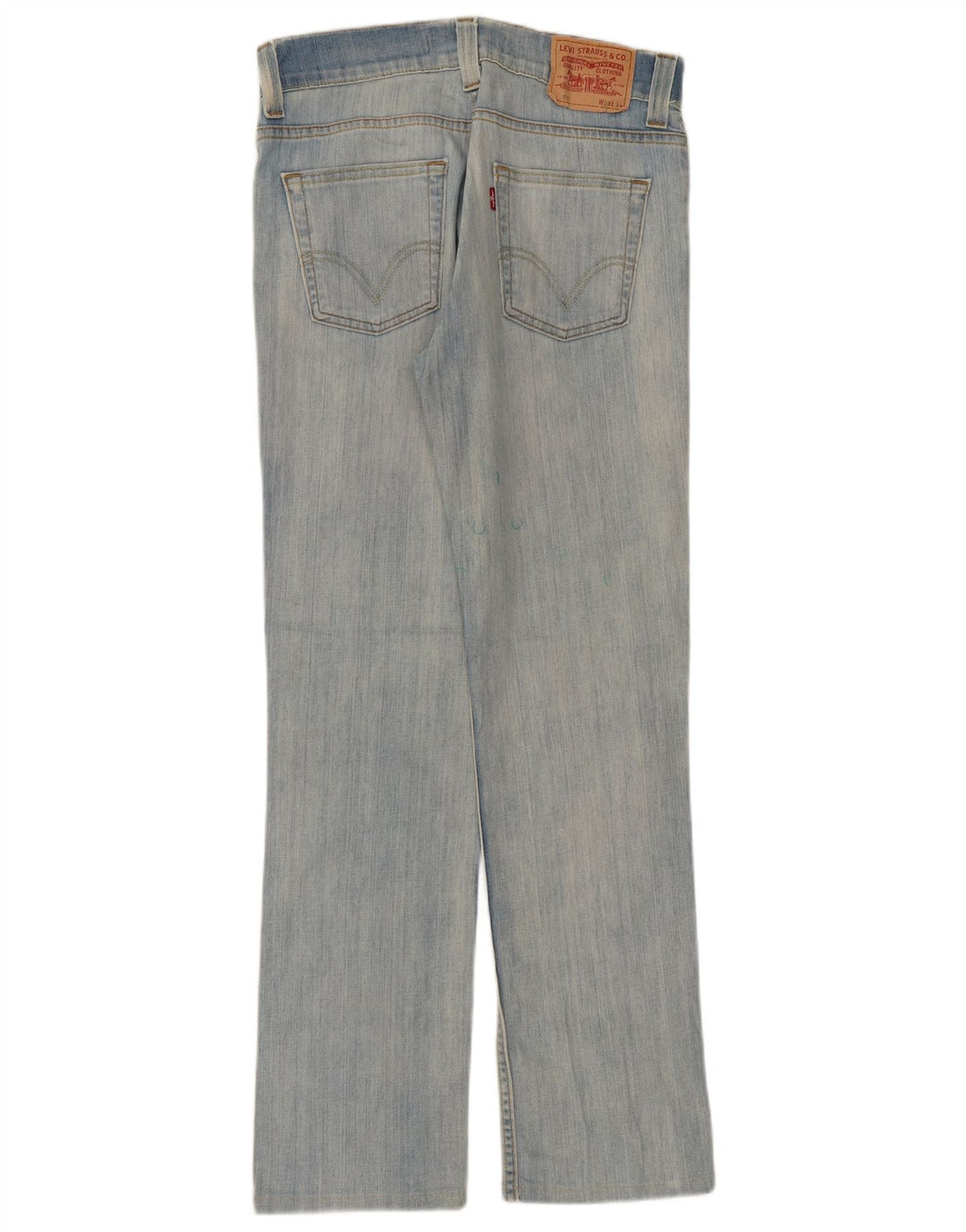LEVI'S Herre 511 Slim Jeans W33 L32 Blå Bomuld