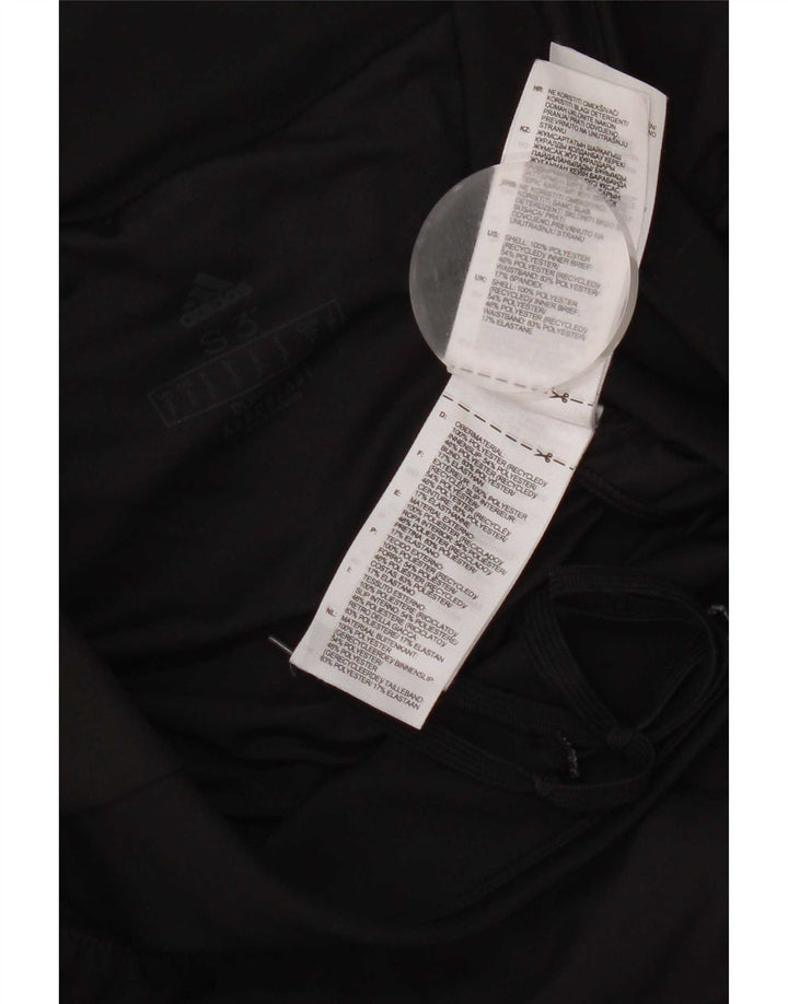 Adidas sportsshorts til kvinder UK 10 Small Black Polyester