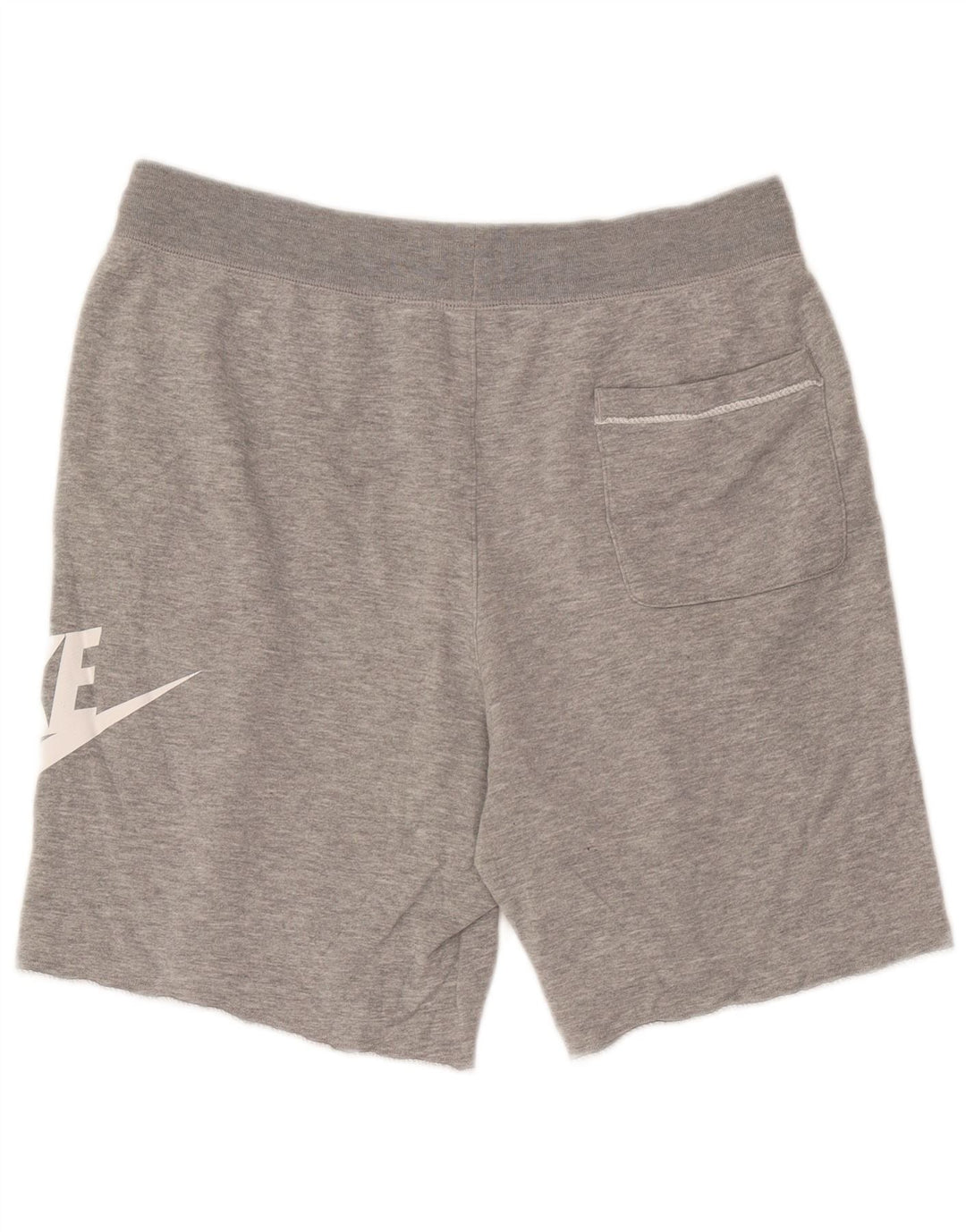 Nike grafiske sportsshorts til mænd, store grå flækkede bomuld