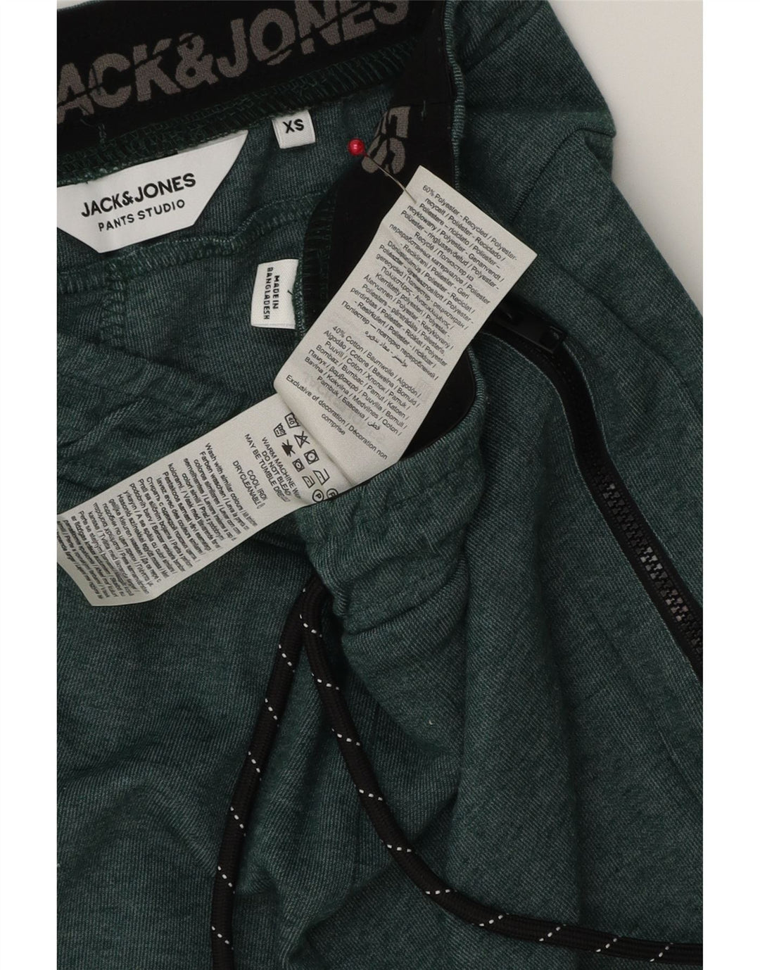 JACK & JONES Sportsshorts til mænd XS Grøn polyester