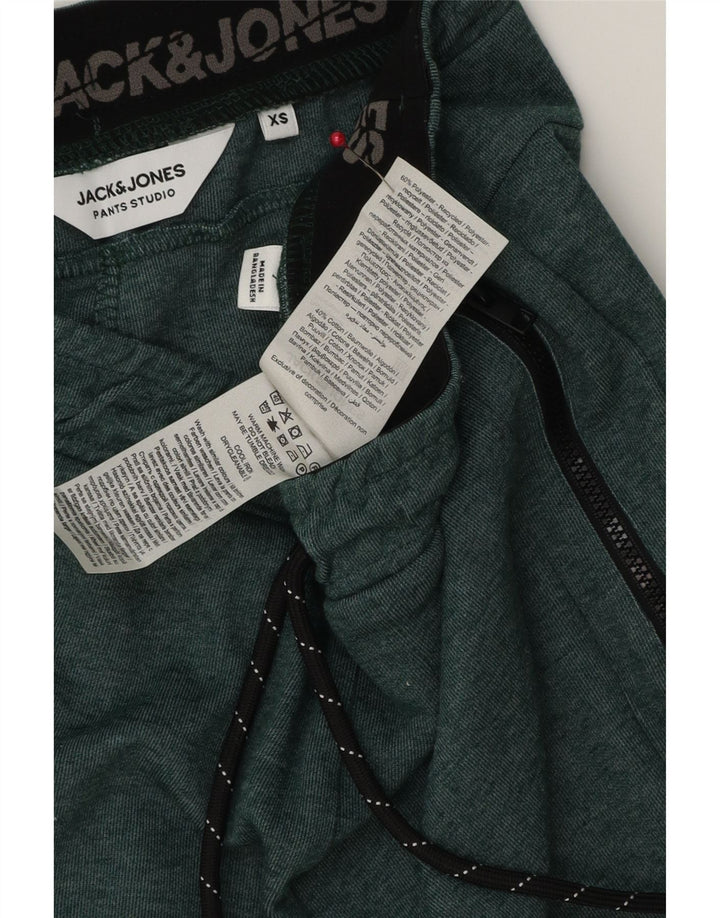 JACK & JONES Sportsshorts til mænd XS Grøn polyester