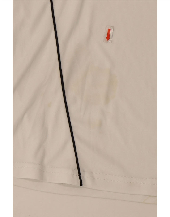 ADIDAS Herre Climalite T-Shirt Top Lille hvid polyester