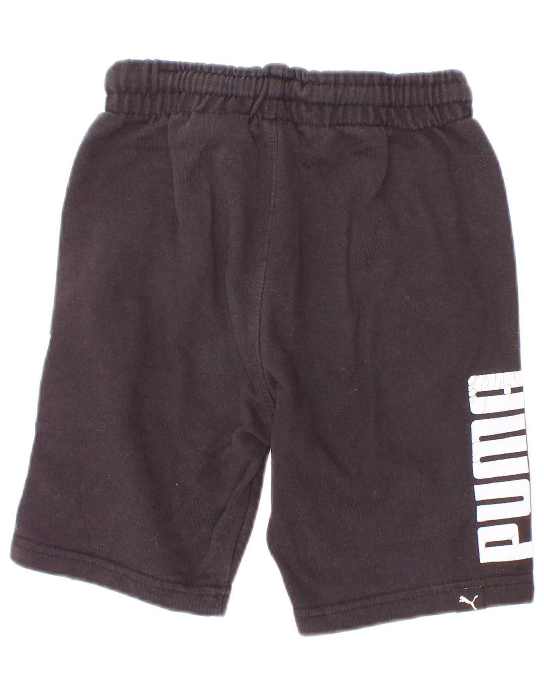 Puma drenge grafiske sportsshorts 4-5 år sort bomuld